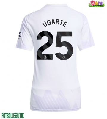 Manchester United Manuel Ugarte #25 Bortatröja Kvinnor 2025-26 Kortärmad